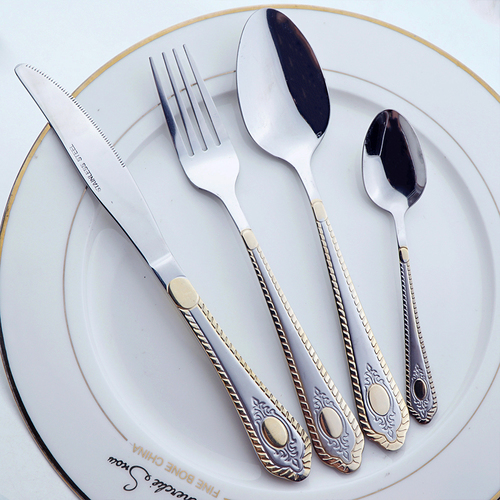 Fork And Spoon Cutlery Set