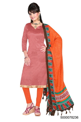 Ladies Designer Pink Dress Materials