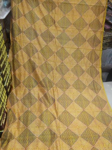 Lakhnavi Chickenkari - Silk, 60x80 Inches, Gold | Soft Fabric, Intricate Embroidery, Elegant Design