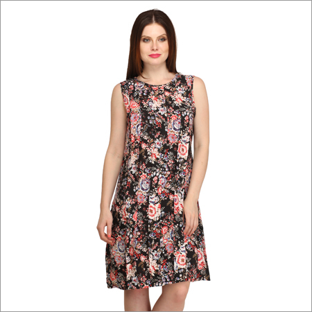 Women Western Wear - Cotton, Knee-Length, Black | Stylish Design, Comfortable Fit, Elegant Look, Tear Resistant