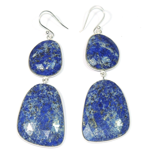Lapis Lazuli 925 Sterling Sliver Earring