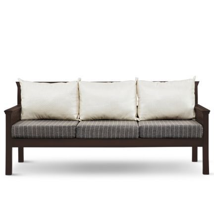 Kora Sofa Set Dark Walnut