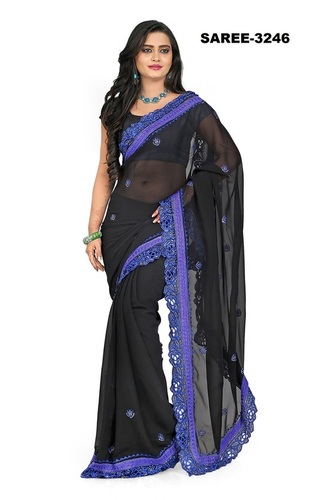 Designer Embroidered Saree