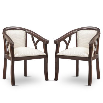 Veleda Lobby Chair Walnut