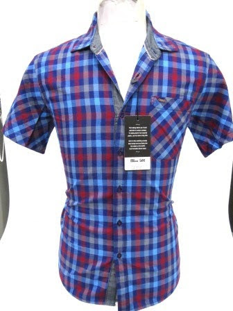 Washable Red Blue Check Shirt