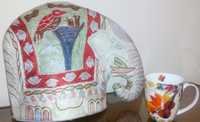 Hand Embroidered Elephant Tea Cozy 