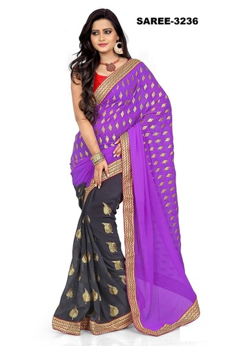 Fancy Embroided Saree