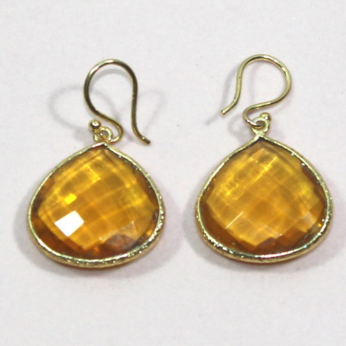 Bear Quartz 925 Sterling Sliver Earring Jewelry