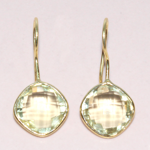 Citrine 925 Sterling Silver Earring - Yellow, Fancy Shape | Elegant Design, Fine Craftsmanship