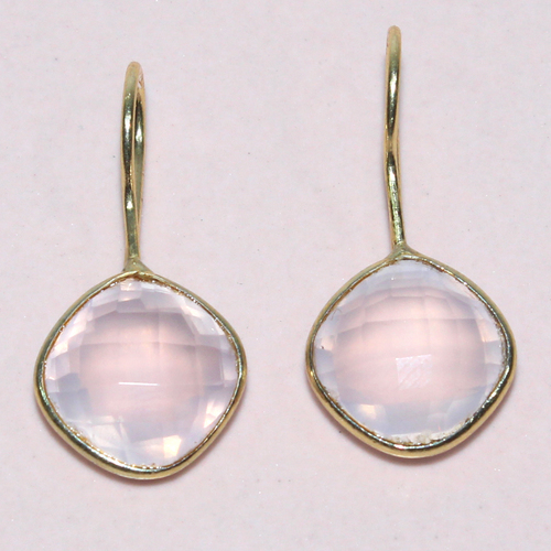 Pink Chalcedony 925 Sterling Sliver Necklace