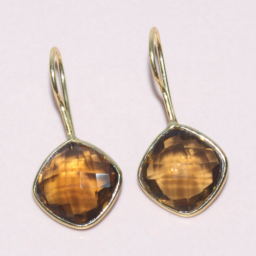 Bear Quartz 925 Sterling Sliver Earring Jewelry