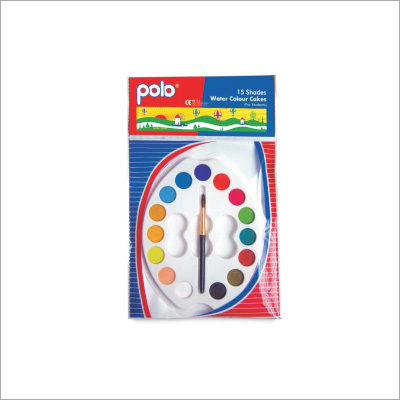 Water Colour Cakes 15 Colour Pellet