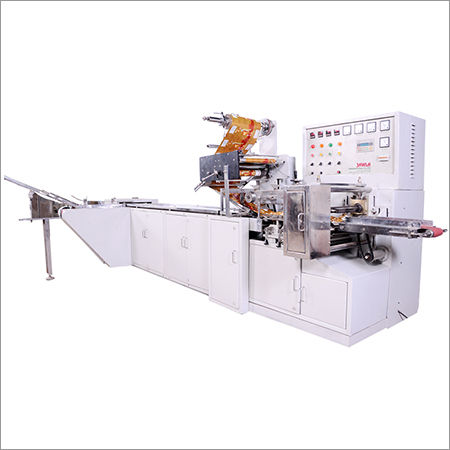 White Automatic Rusk Packaging Machine