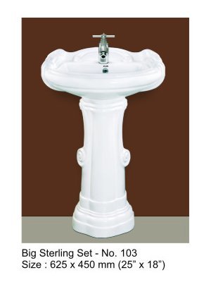 Wash Basin with Pedestal 