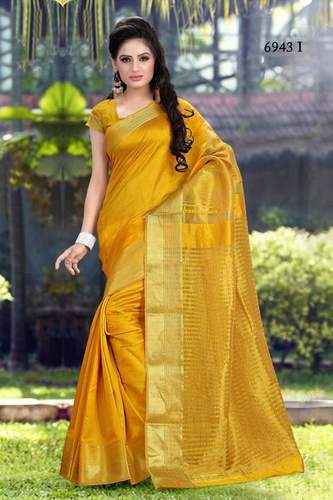 Silk Sarees - Banarasi Silk, 5.5 Meters, Gold | Luxurious Fabric, Gold Zari Buttaa, Elegant Design