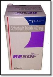 Resof - Sofosbuvir 400 mg Tablets | Effectively Treats Chronic Hepatitis C Improves Immune System Non-Toxic Formulation 28 Tablets Per Box Securely Packed Suitable for Adults and Infants Store in a Dry Place