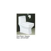 Square One Piece Water Closet 