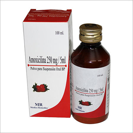 250 Mg Amoxicillin Suspension Grade: Medicine Grade