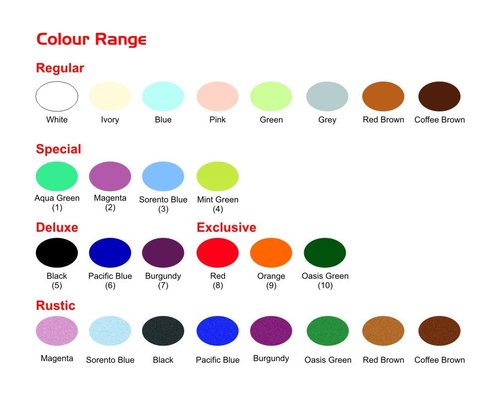 Sanitary ware Color Range 