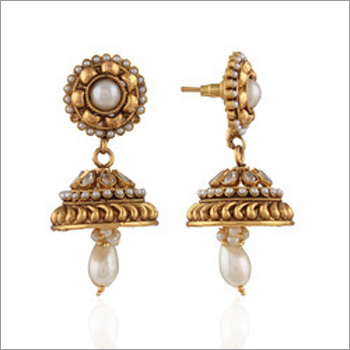 Designer Golden Jhumka