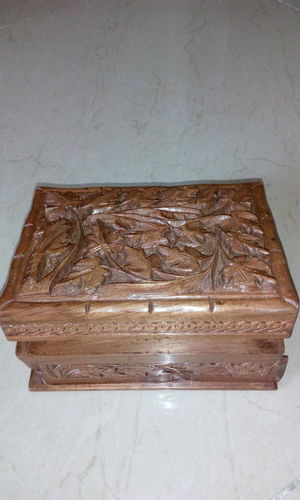 Handcrafted Jewelry Box in Walnut Wood