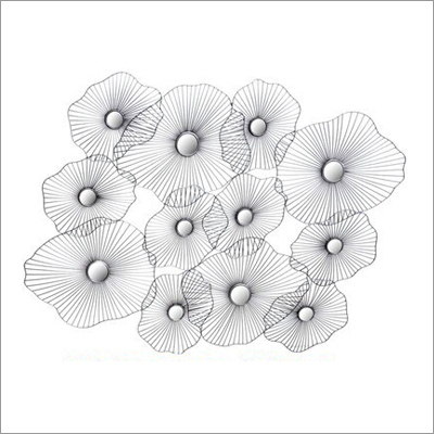 Metal Lily Pad Wall Art