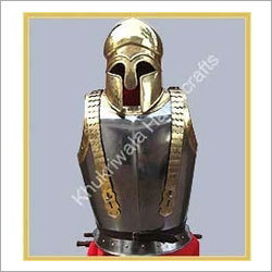 Armor With Greek Helmet