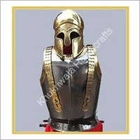 Armor With Greek Helmet