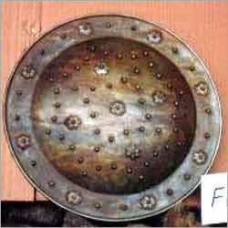 Antique Finished Round Shield