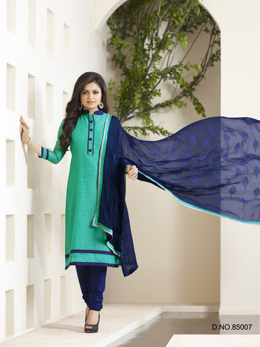 Sober Resham Embroidery Work Dress Material