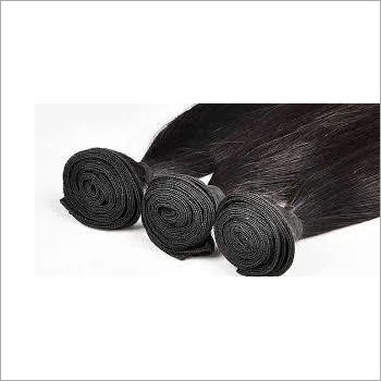 Black Hand Tied Weft Hair Extension