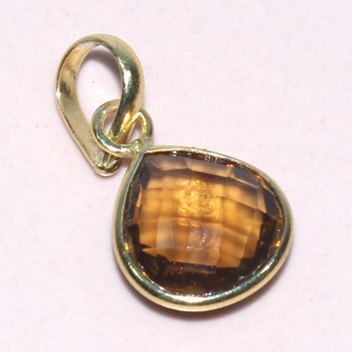 Bear Quartz 925 Sterling Sliver Pendant Jewelry