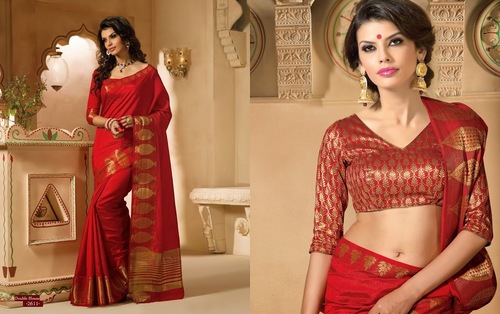 Kanchipuram Silk Red Saree