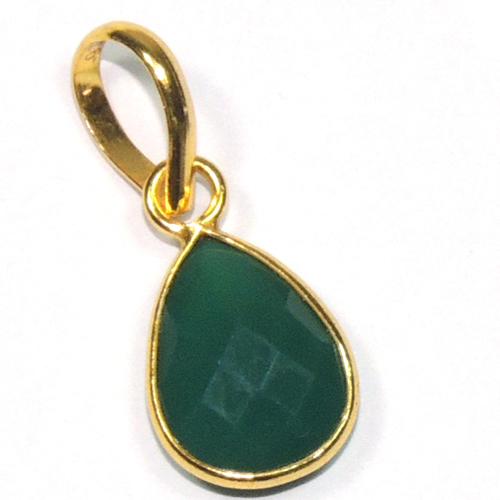 Green Onyx  925 Sterling Sliver  Pendant Jewelry