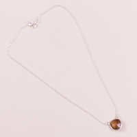 Bear Quartz 925 Sterling Silver Necklace Jewelry