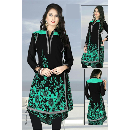 Silk Printed Kurtis