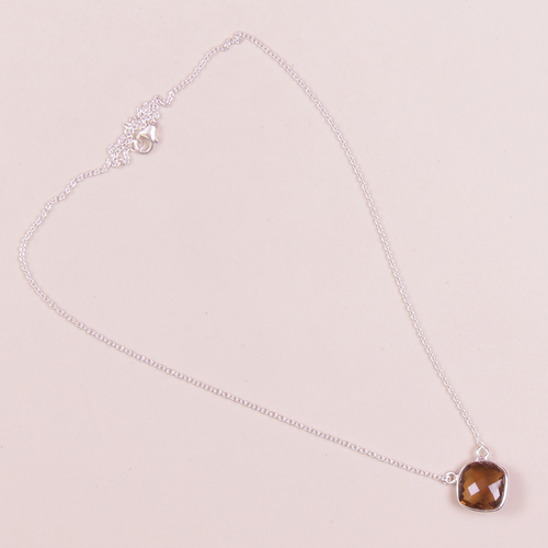 Bear Quartz 925 Sterling Silver Necklace Jewelry