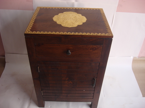Wooden Bed Side