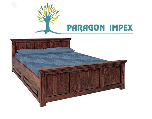 Wooden bed