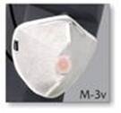 Dust Protection Mask - Long Fibre Polyester Non Woven Fabric, Adjustable Size, White | Washable, Reusable, Foldable, Valve & Nose Clip for Enhanced Seal