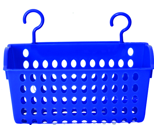 New Multpurpose Holder - Plastic, 10x5x4 Inches, Blue | Durable, Versatile, Lightweight, Hooked Design