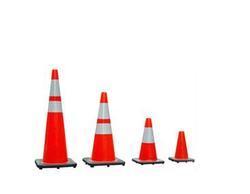 Orange Trafiic Cone Highly Flexible