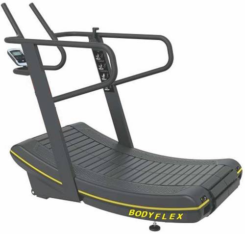 Curved Treadmill - 195KG Net Weight, 200KG User Weight | Commercial Grade Power Supply, Manual Operation, 1-Year Warranty, Quiet Operation