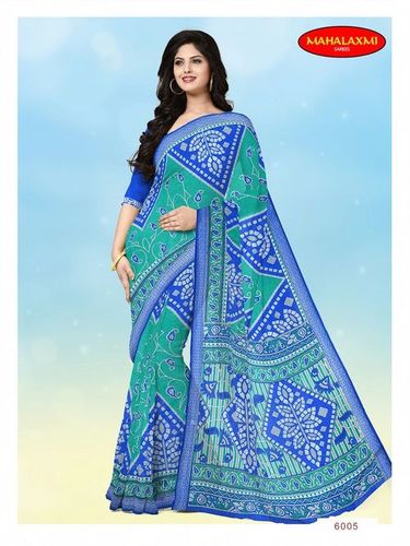 100% Cotton Printed Sarees Wholesale Rate