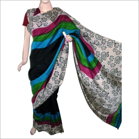 Printed Silk Saree