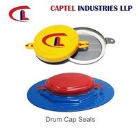 Drum Cap Seals - Tin Plate Material, Sizes 2" (50mm) & 3/4" (19mm) | Vinyl Gasket, Ears For Tamper Evidence, Corrosion Resistant Lacquered Inner Surface