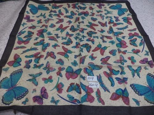 Multicolor Butterfly Print Scarves