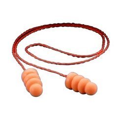 3M 1130 Corded Foam Ear Plugs - PU Foam Material Orange Color | Ideal for Shooting Drilling Chainsaw Jobs and Studying
