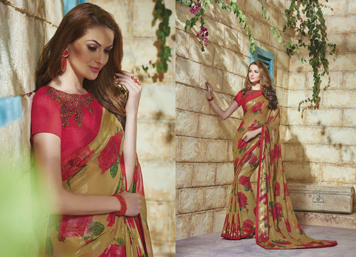 Printed Saree