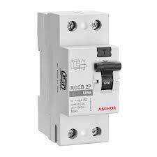Residual Current Circuit Breaker (Rccb / Elcb) Rated Current: 25-40-63 Ampere (Amp)